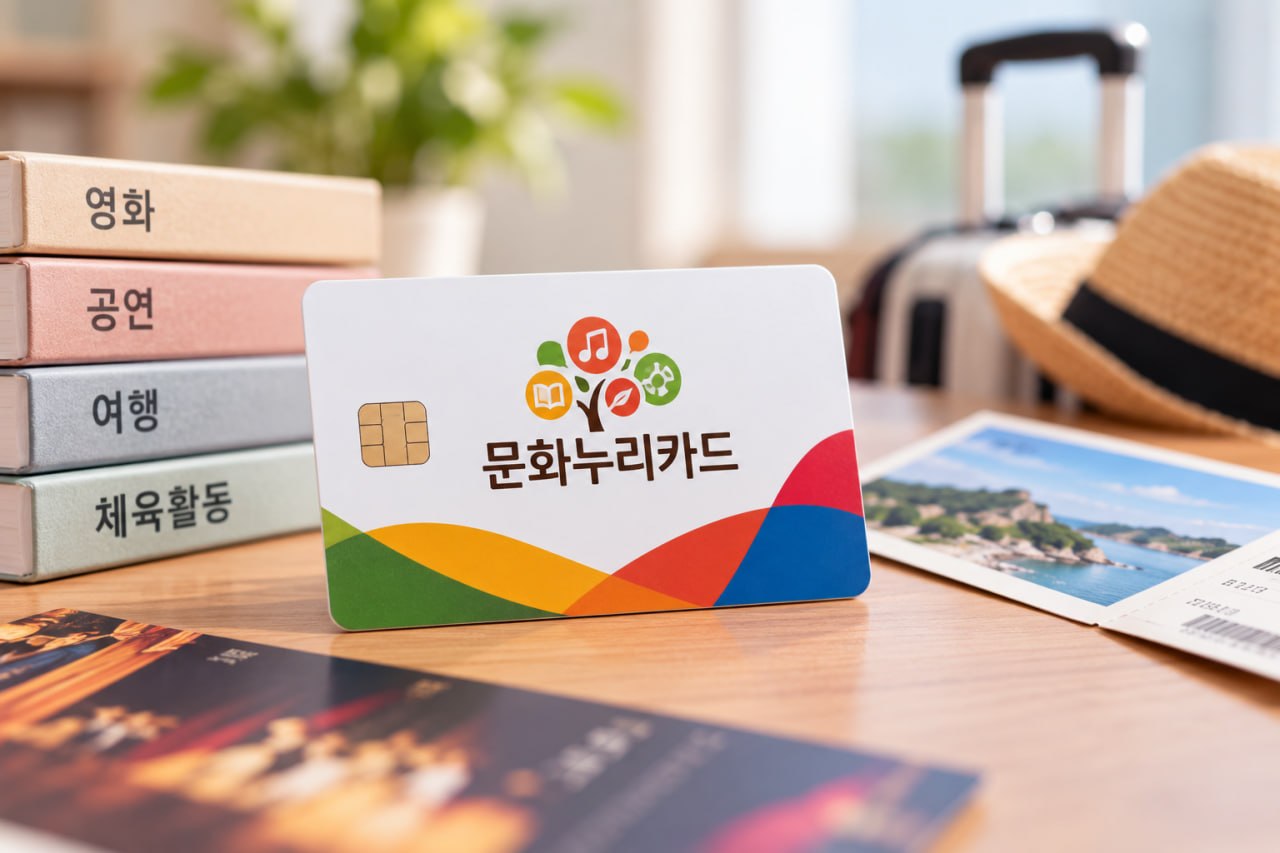 문화누리카드와 영화 공연 여행 체육활동 사용처가 함께 보이는 이미지